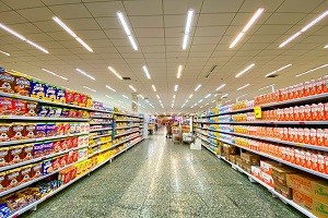 food shelves grocery store